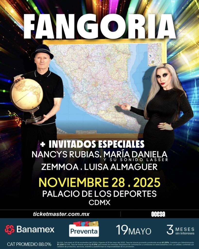 FANGORIA EN CDMX 2025 PALACIO DE LOS DEPORTES