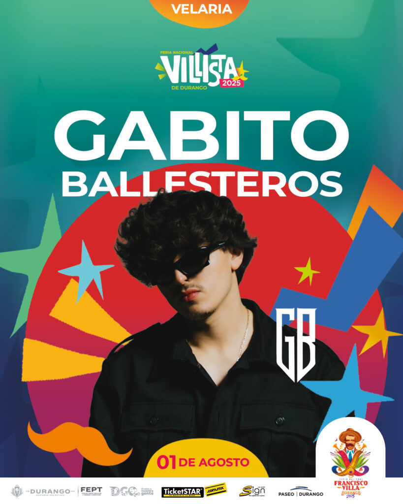 GABITO BALLESTEROS EN DURANGO 2025 FERIA LA VILLISTA