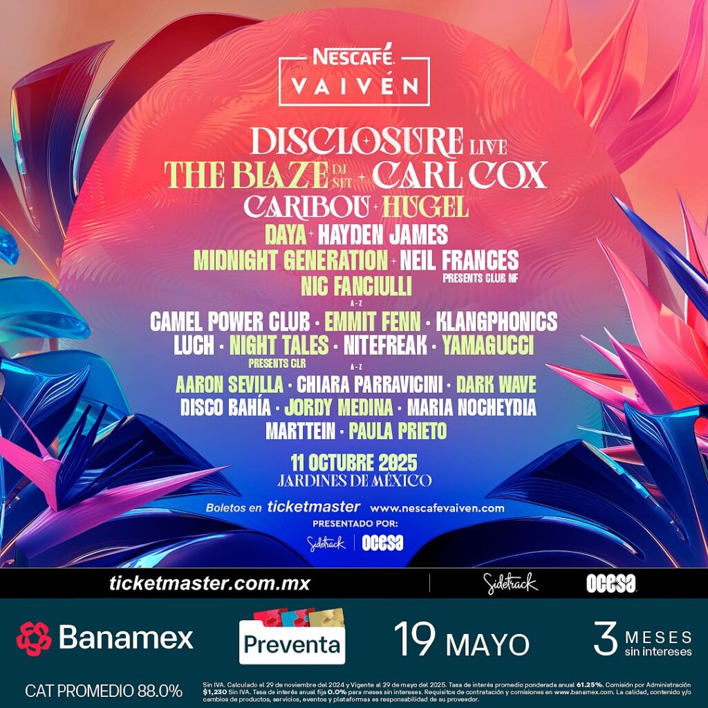 FESTIVAL VAIVÉN 2025 EN JARDÍNES DE MÉXICO MORELOS