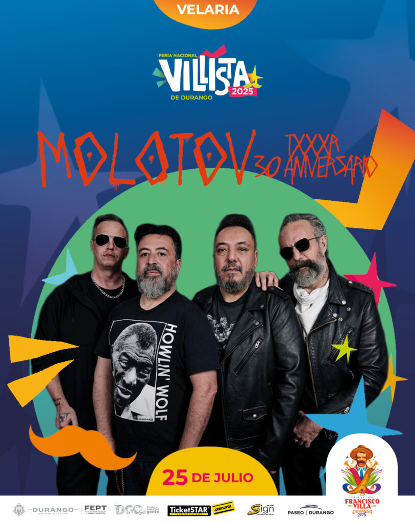 MOLOTOV EN DURANGO 2025 FERIA LA VILLISTA