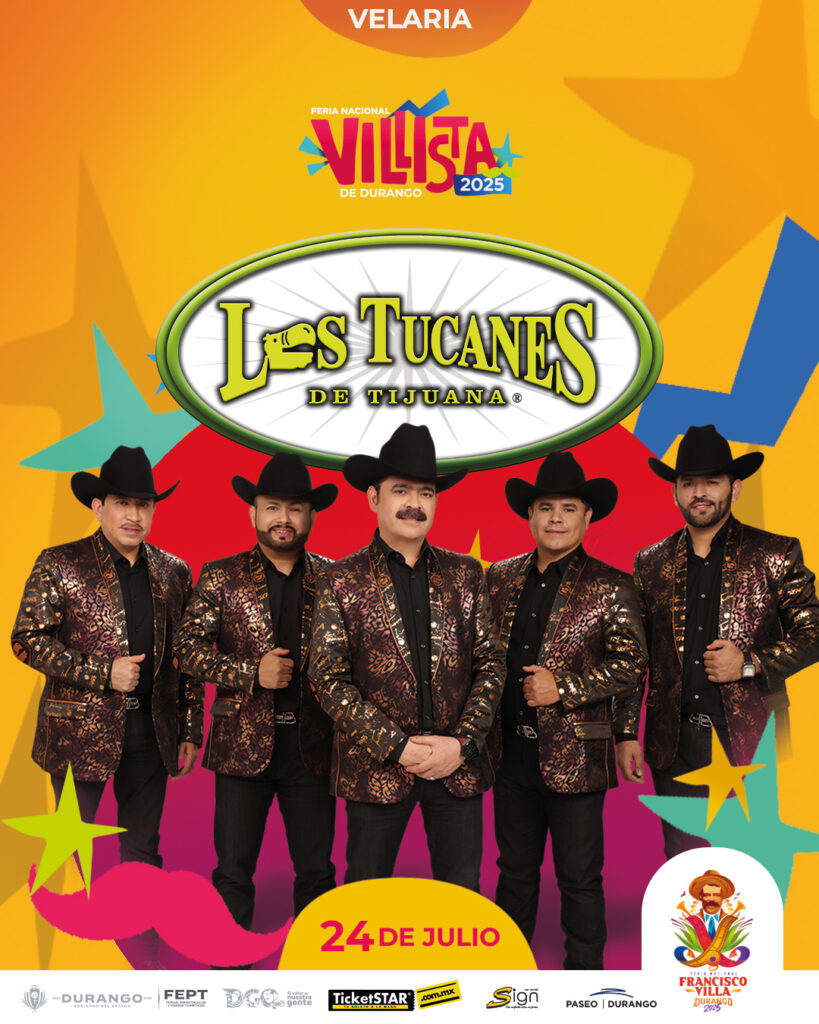 LOS TUCANES DE TIJUANA EN DURANGO 2025 FERIA LA VILLISTA