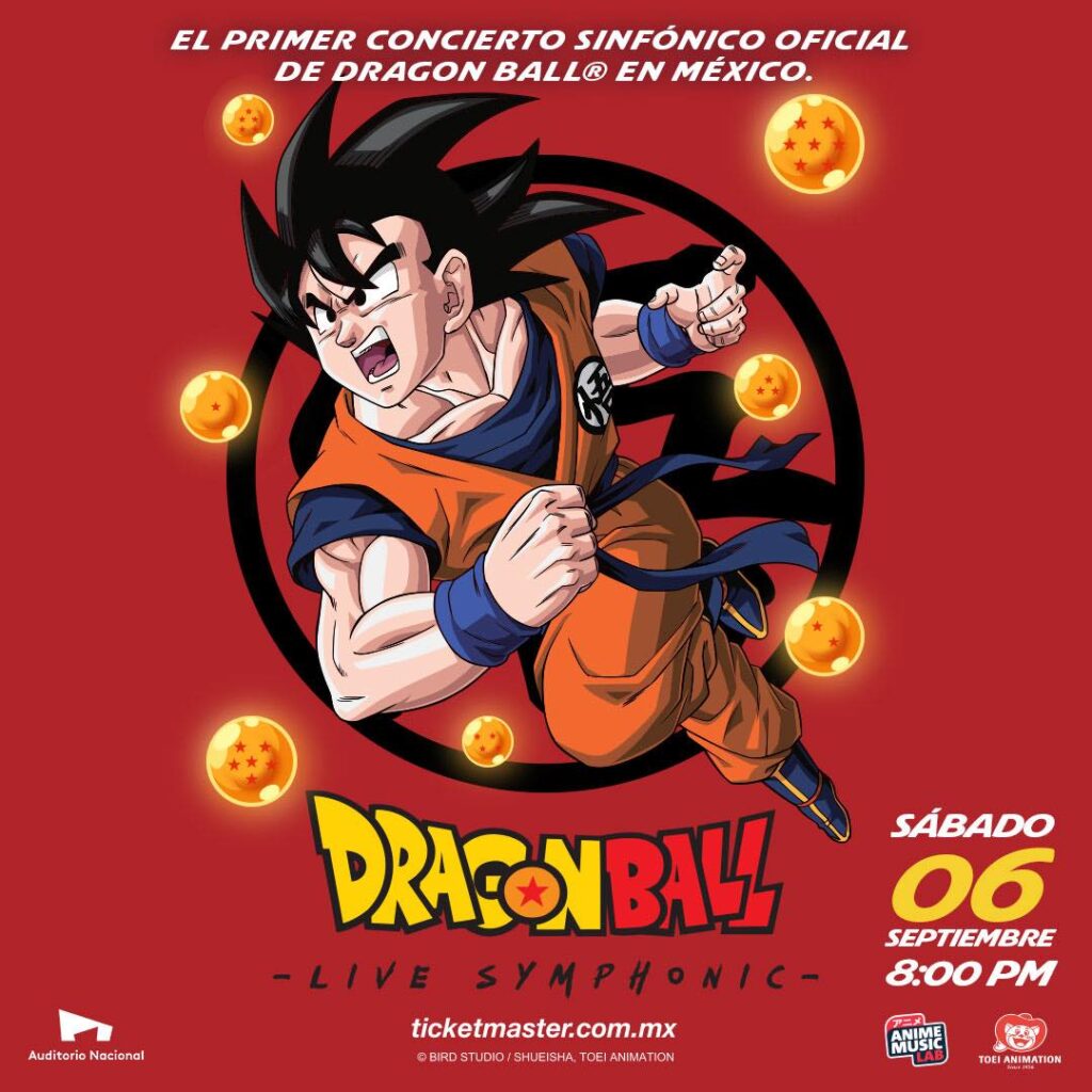 DRAGON BALL LIVE SYMPHONIC EN CDMX 2025 AUDITORIO NACIONAL