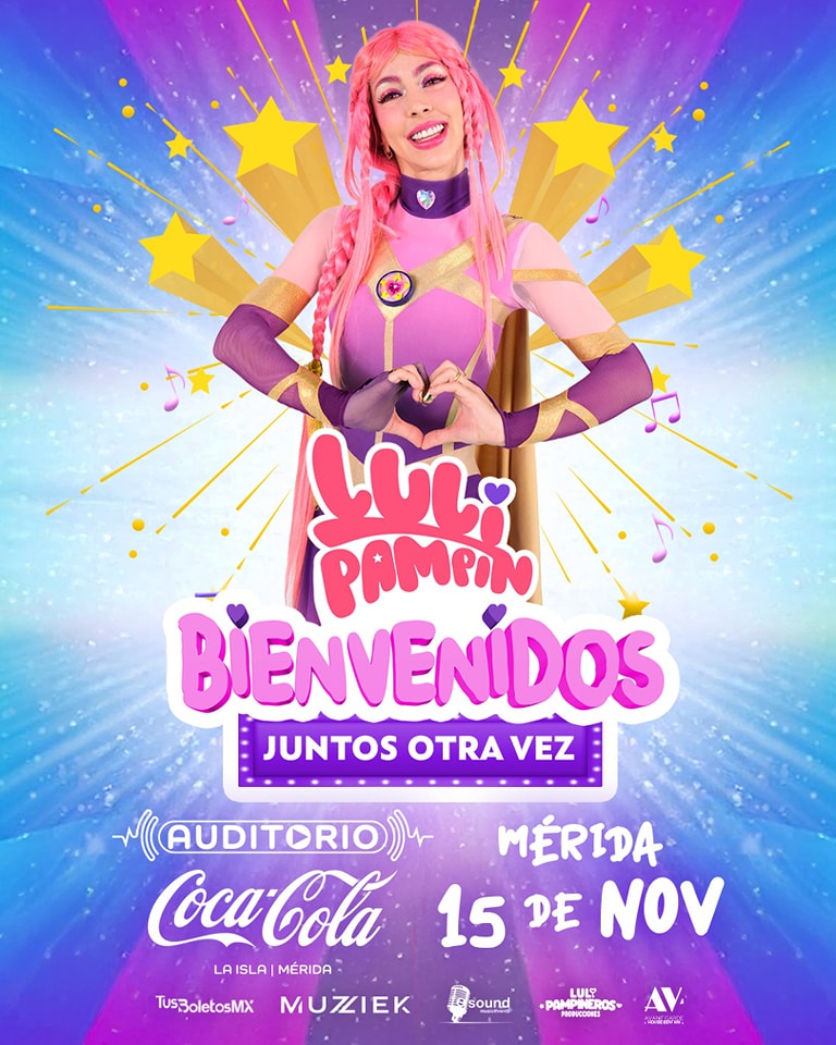 LULI PAMPIN EN MÉRIDA 2025 AUDITORIO COCA COLA LA ISLA