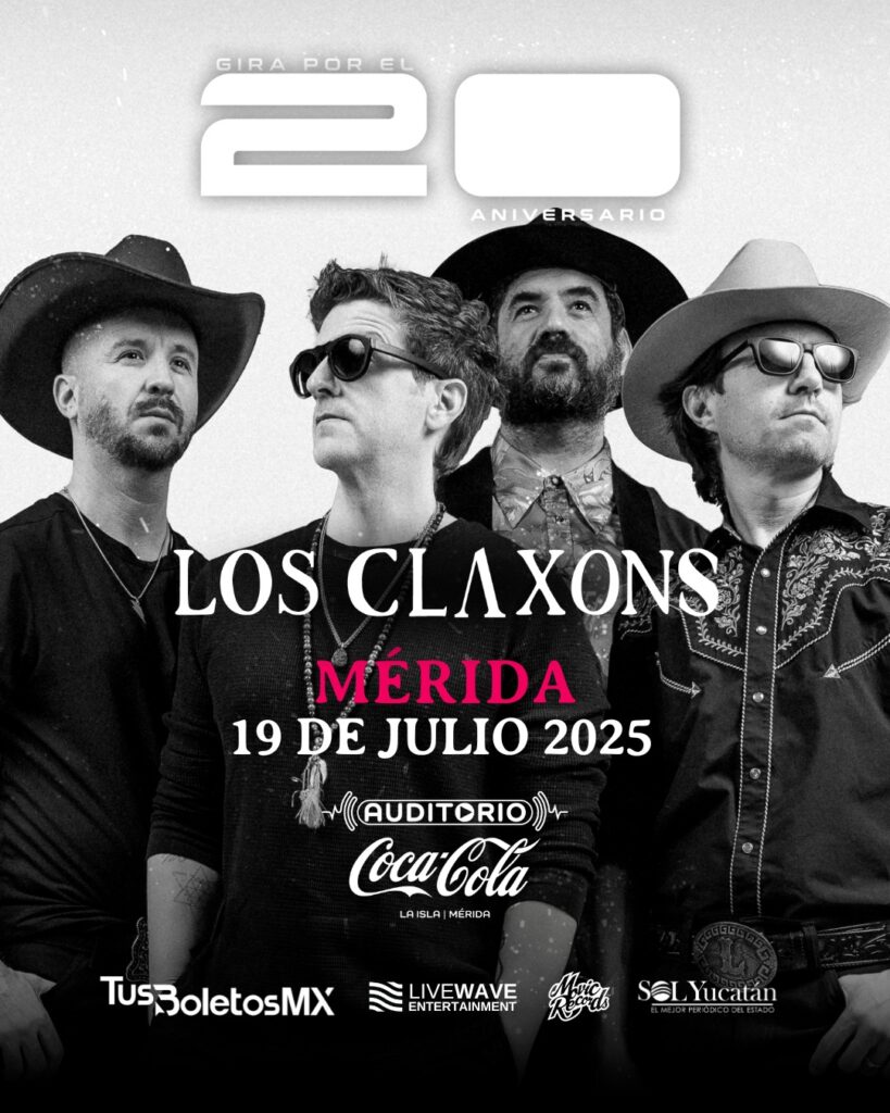 LOS CLAXONS EN MÉRIDA 2025 AUDITORIO COCA COLA LA ISLA