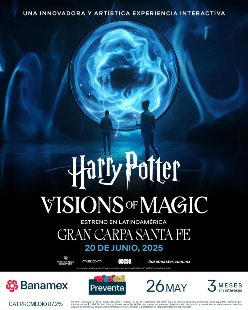 HARRY POTTER VISIONS OF MAGIC EN CDMX 2025 GRAN CARPA SANTA FE