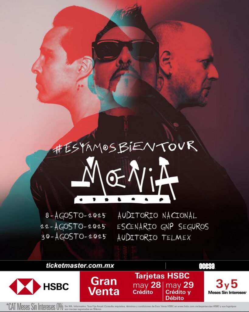 MOENIA EN CDMX 2025 AUDITORIO NACIONAL