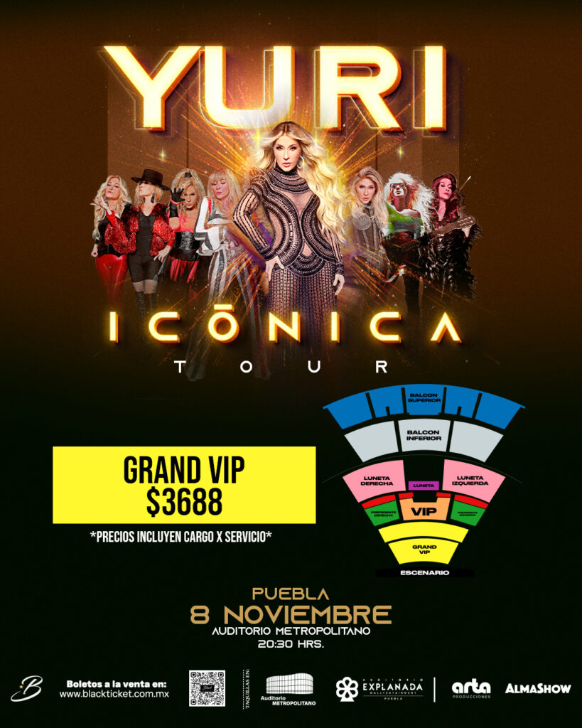 YURI EN PUEBLA 2025 AUDITORIO METROPOLITANO