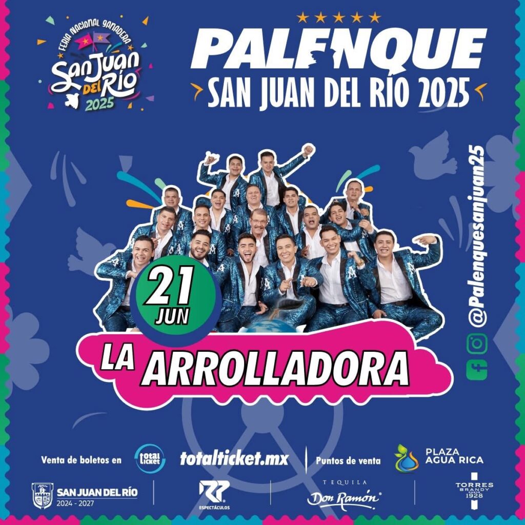 LA ARROLLADORA BANDA EL LIMÓN EN QUERÉTARO 2025 PALENQUE SAN JUAN DEL RÍO