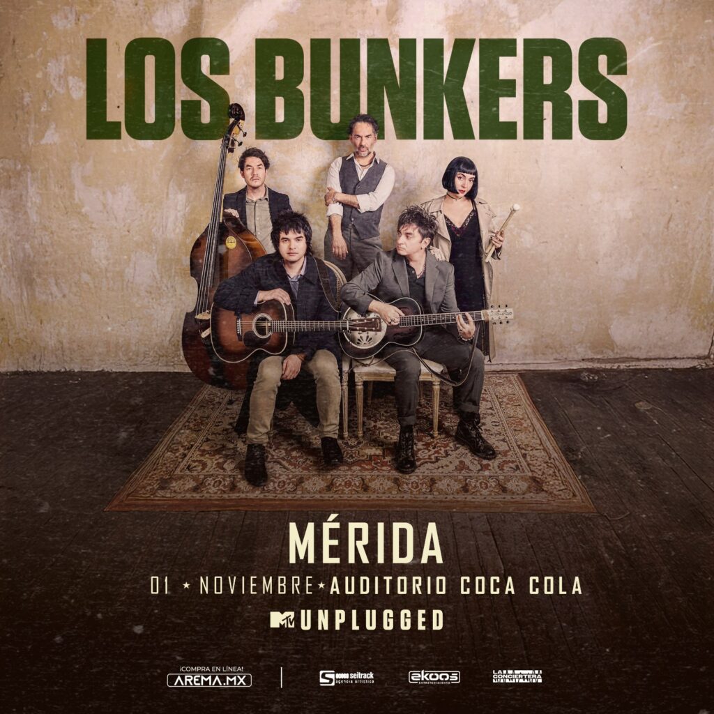 LOS BUNKERS EN MÉRIDA 2025 AUDITORIO COCA COLA LA ISLA