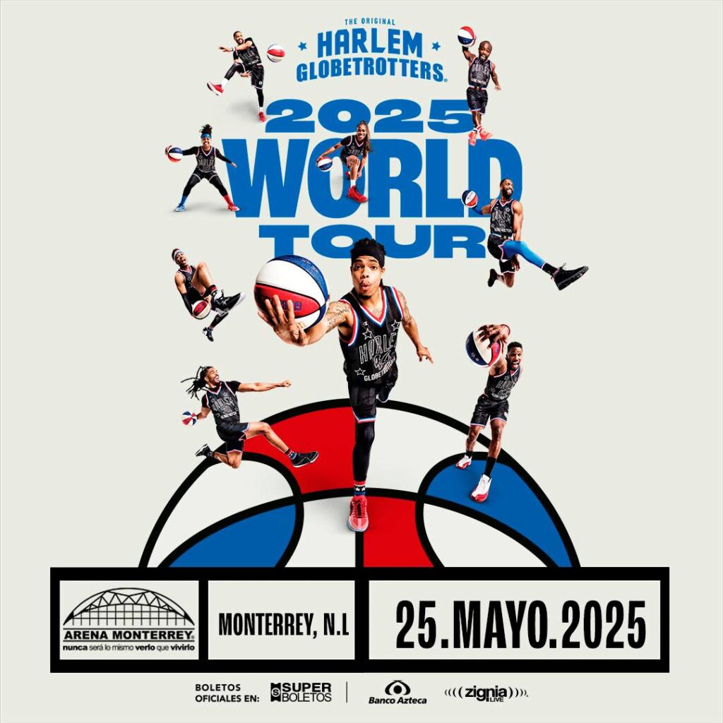 HARLEM GLOBETROTTERS EN ARENA MONTERREY 2025