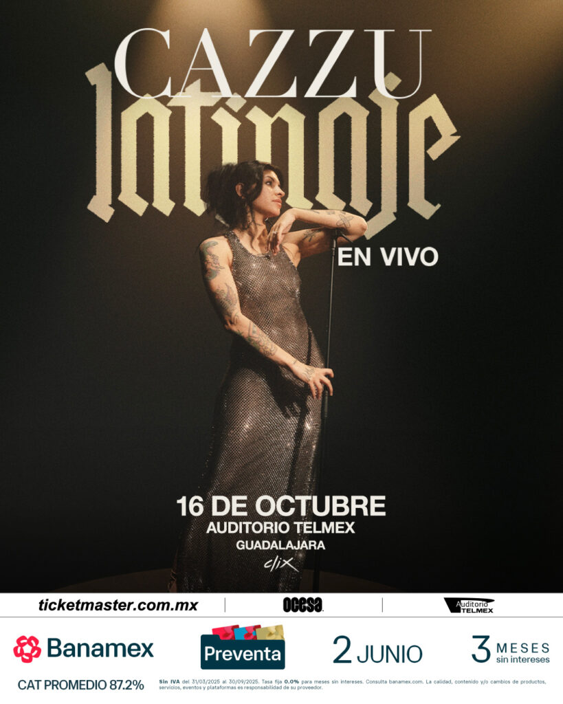 CAZZU EN GUADALAJARA 2025 AUDITORIO TELMEX