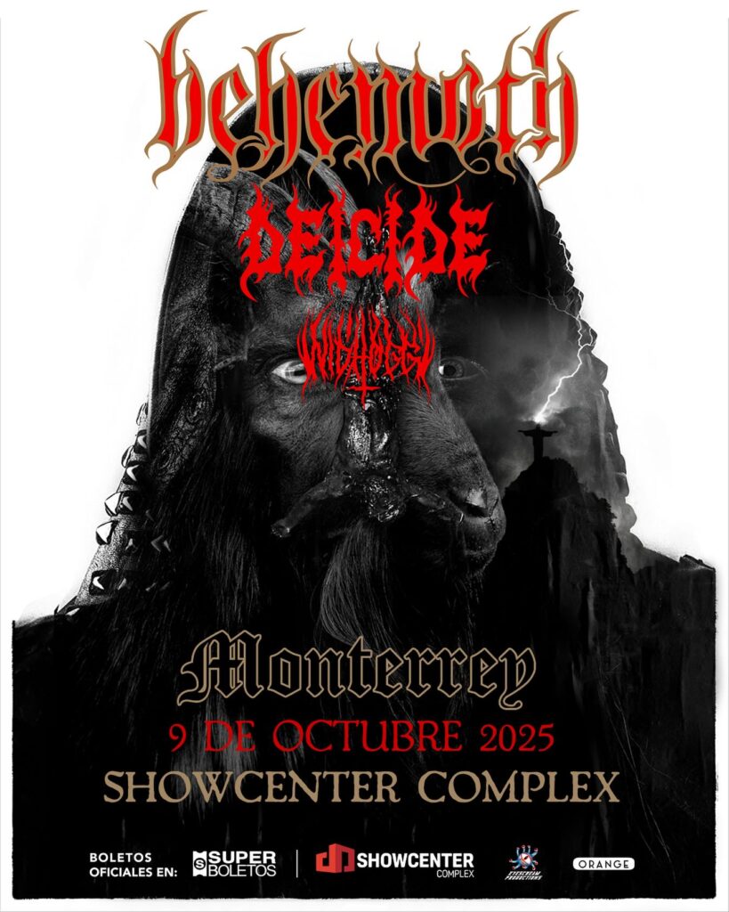 BEHEMOTH DEICIDE NIDHOGG EN MONTERREY 2025 SHOWCENTER COMPLEX