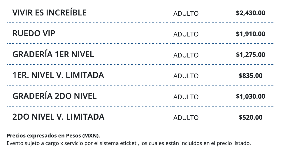 MARÍA JOSÉ EN MÉRIDA 2025 FORO GNP SEGUROS PRECIOS