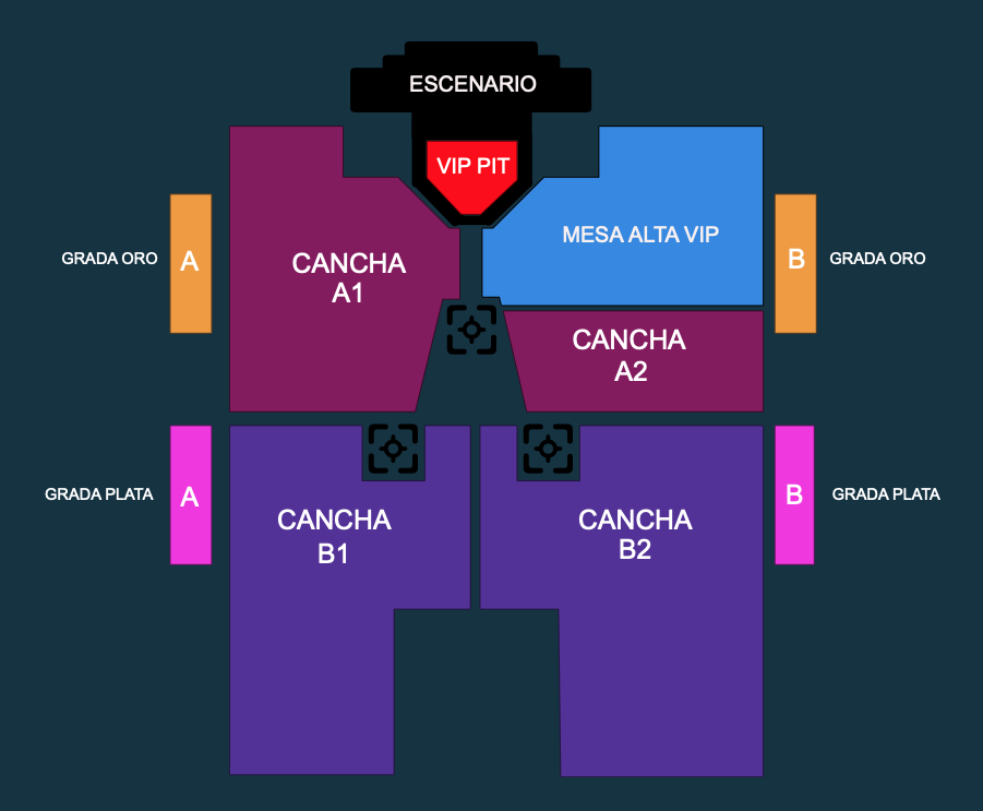 GRUPO FIRME EN DURANGO 2025 FERIA LA VILLISTA mapa