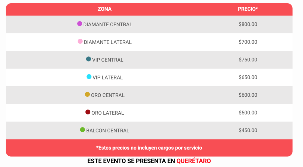 AOT THE LAST CONCERT EN QUERÉTARO 2025 AUDITORIO JOSEFA ORTÍZ precios