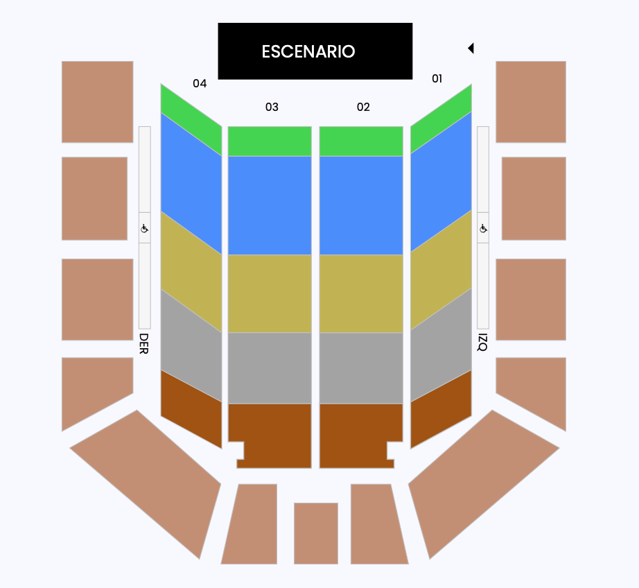 LULI PAMPIN EN QUERÉTARO 2025 AUDITORIO JOSEFA ORTÍZ mapa