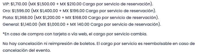ENJAMBRE EN HERMOSILLO 2025 AUDITORIO INAM PRECIOS