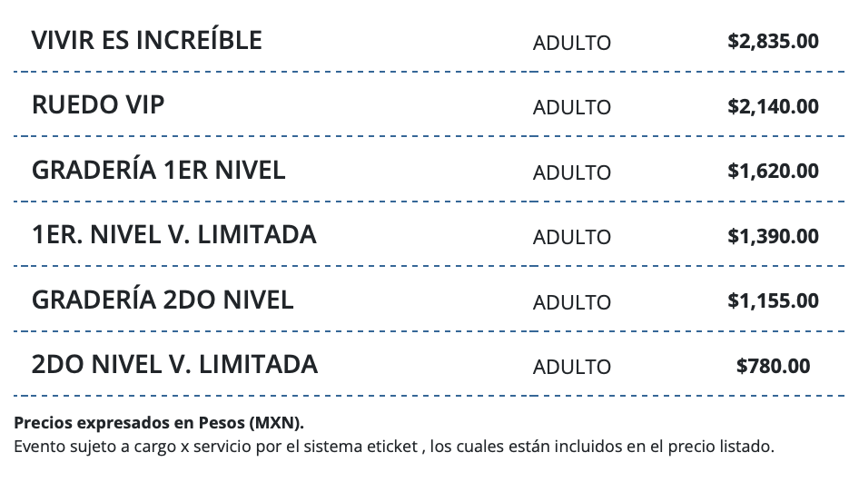 HA ASH EN MÉRIDA 2025 FORO GNP SEGUROS precios