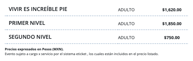 ALEMÁN Y GERA MX EN MÉRIDA 2025 FORO GNP SEGUROS PRECIOS