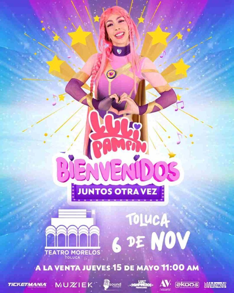 LULI PAMPIN EN TOLUCA 2025 TEATRO MORELOS