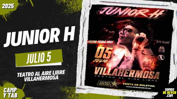 JUNIOR H EN VILLAHERMOSA 2025 TEATRO AL AIRE LIBRE