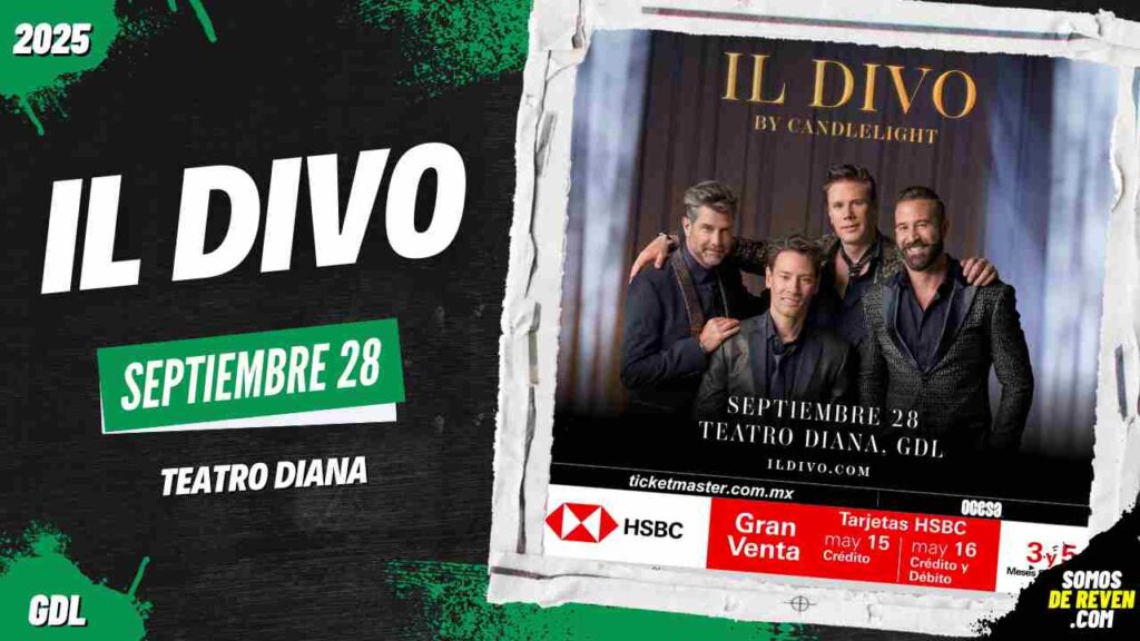 IL DIVO EN GUADALAJARA 2025 TEATRO DIANA