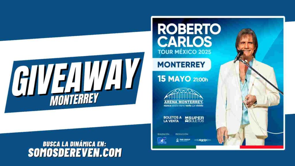 ROBERTO CARLOS GIVEAWAY EN ARENA MONTERREY 2025