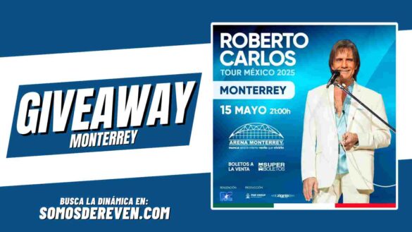 ROBERTO CARLOS GIVEAWAY EN ARENA MONTERREY 2025