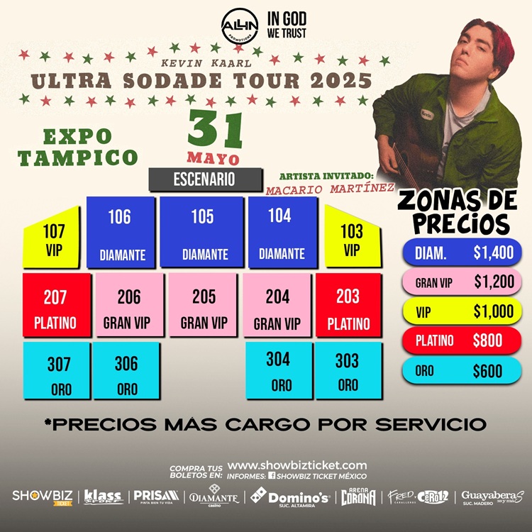 KEVIN KAARL EN EXPO TAMPICO 2025