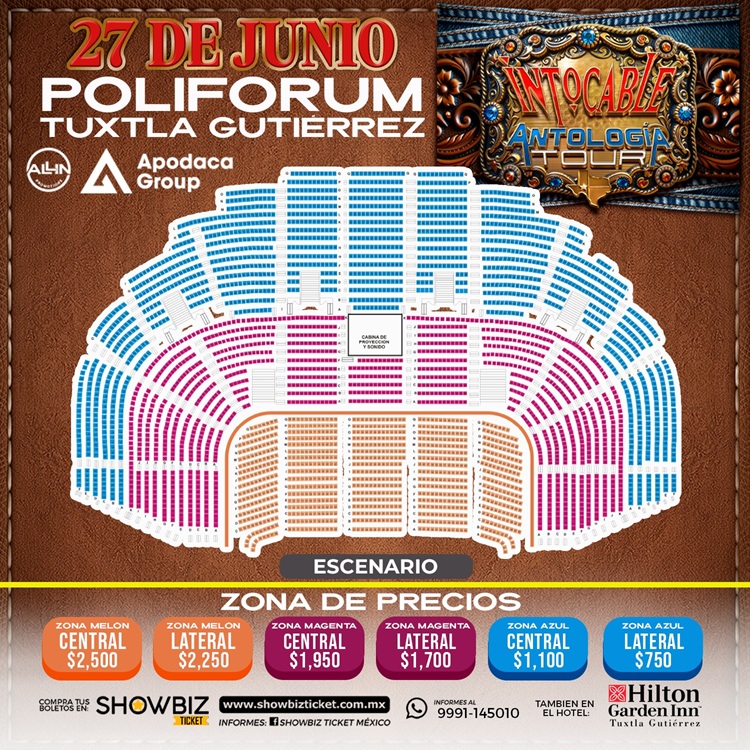 INTOCABLE EN TUXTLA GUTIÉRREZ 2025 POLIFORUM
