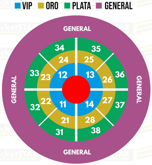 PALENQUE GOMEZ PALACIO DURANGO 2025 MAPA