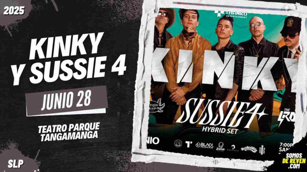 KINKY EN SAN LUIS POTOSÍ 2025 TEATRO PARQUE TANGAMANGA