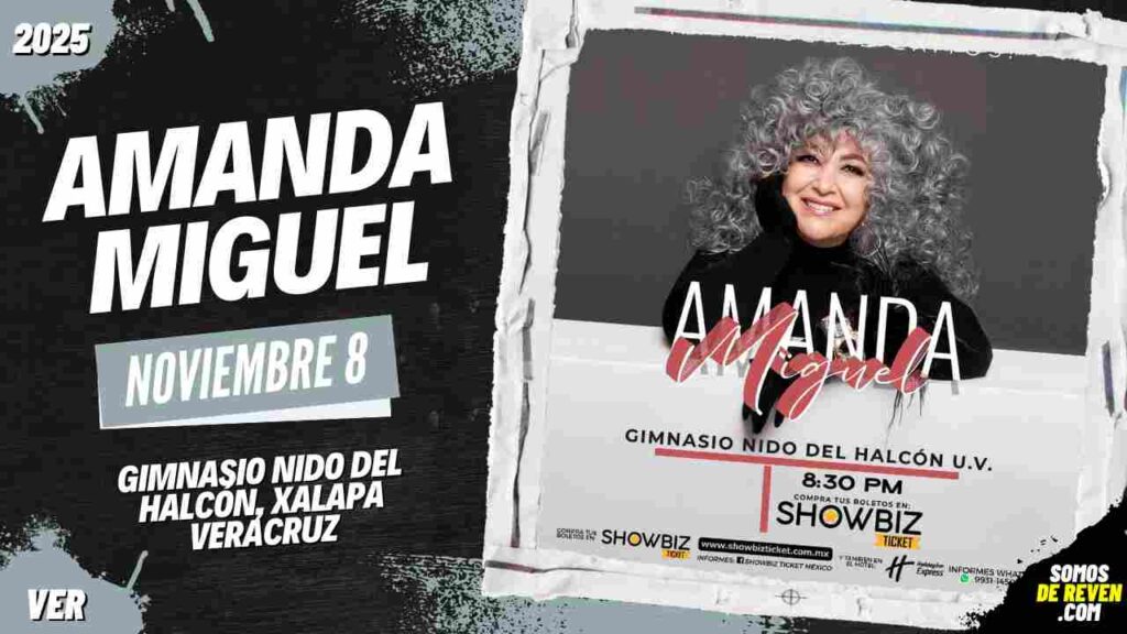 AMANDA MIGUEL EN XALAPA 2025 GIMNASIO NIDO DEL HALCÓN