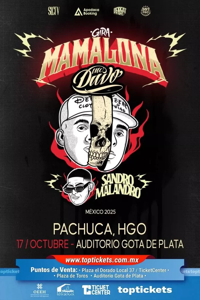 MC DAVO EN PACHUCA 2025 AUDITORIO GOTA DE PLATA