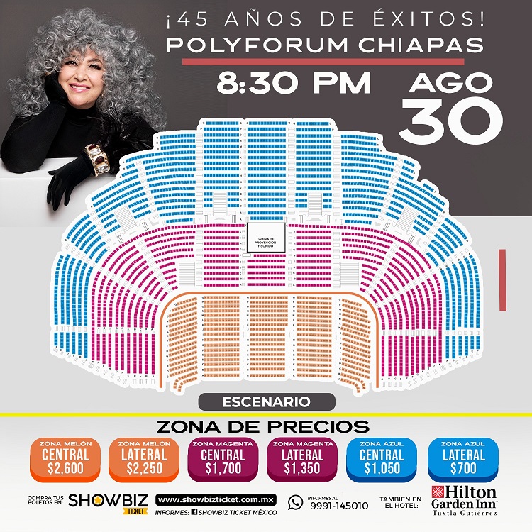 AMANDA MIGUEL EN TUXTLA GUTIÉRREZ 2025 POLYFORUM CHIAPAS