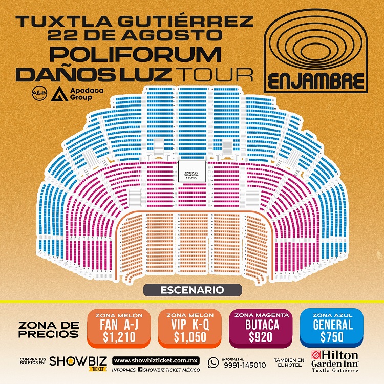 ENJAMBRE EN TUXTLA GUTIÉRREZ 2025 POLIFORUM