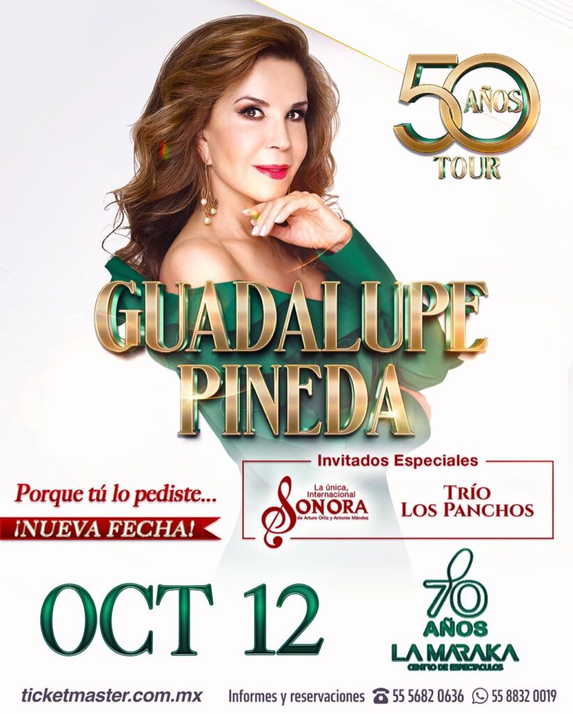 GUADALUPE PINEDA EN CDMX 2025 LA MARAKA