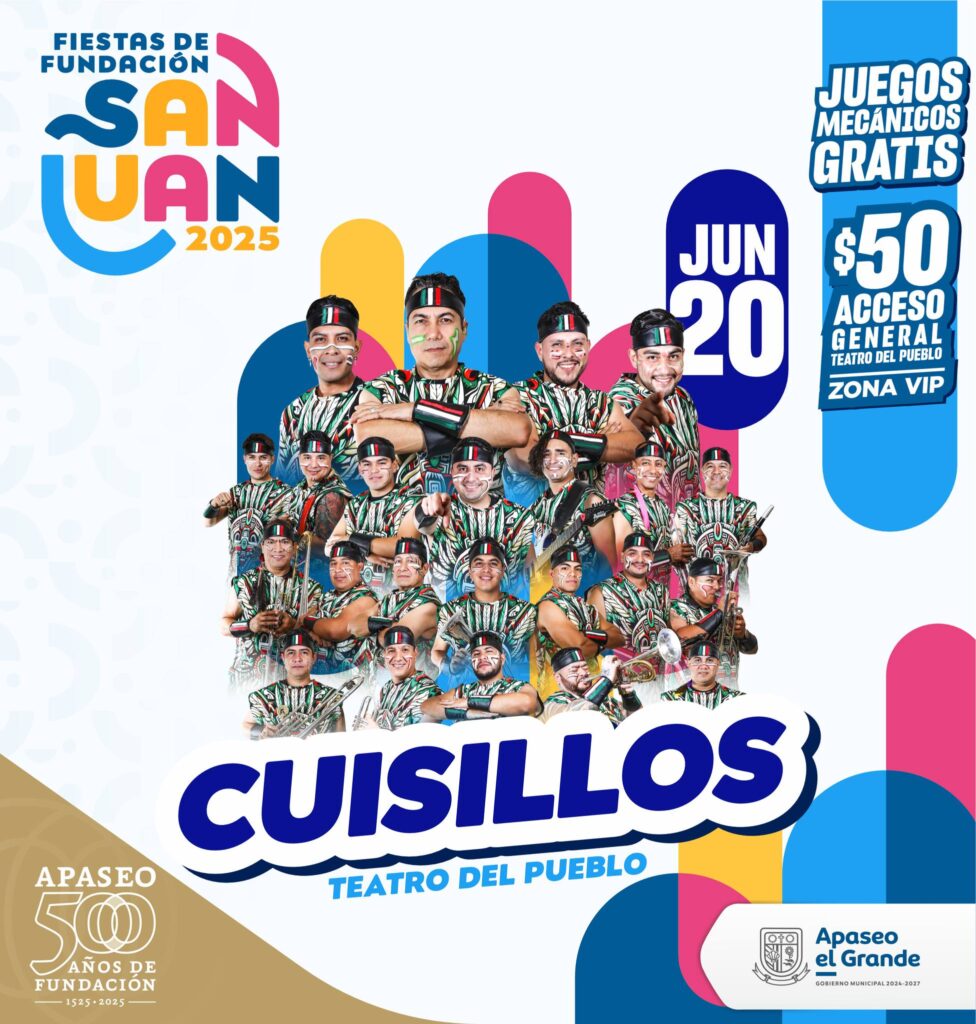 BANDA CUISILLOS EN FIESTAS DE FUNDACIÓN SAN JUAN 2025 GUANAJUATO