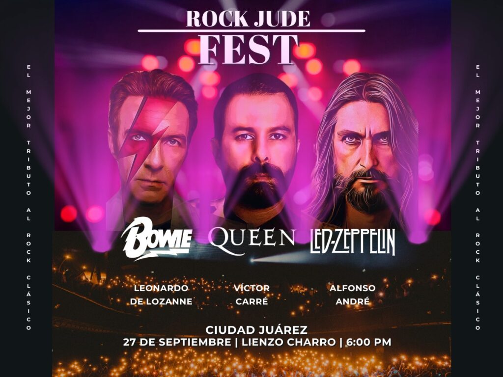 ROCK JUDE FEST EN CIUDAD JUÁREZ 2025 LIENZO CHARRO
