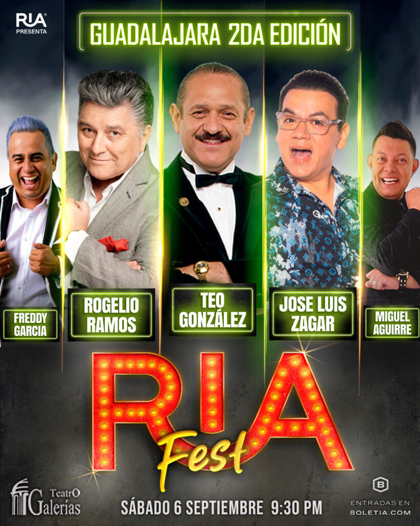 RIA FEST EN GUADALAJARA 2025 TEATRO GALERÍAS