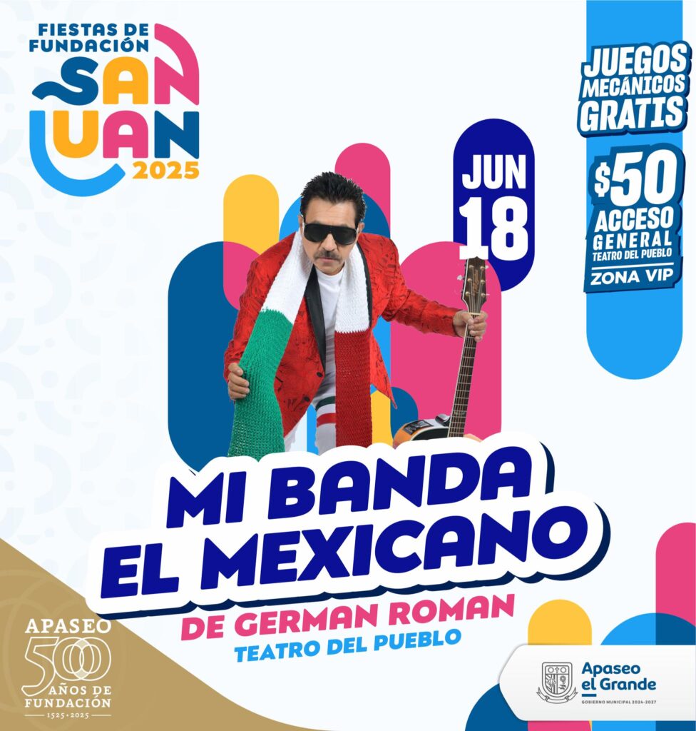 MI BANDA EL MEXICANO EN FIESTAS DE FUNDACIÓN SAN JUAN 2025 GUANAJUATO