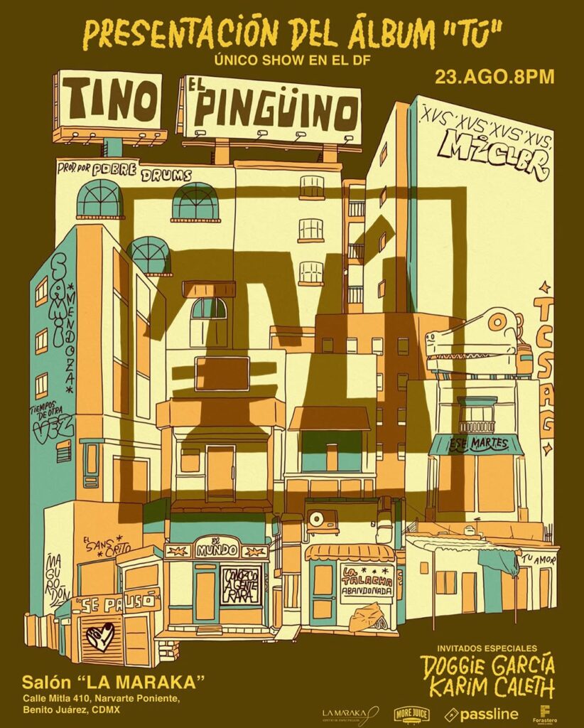TINO EL PINGUINO EN CDMX 2025 LA MARAKA