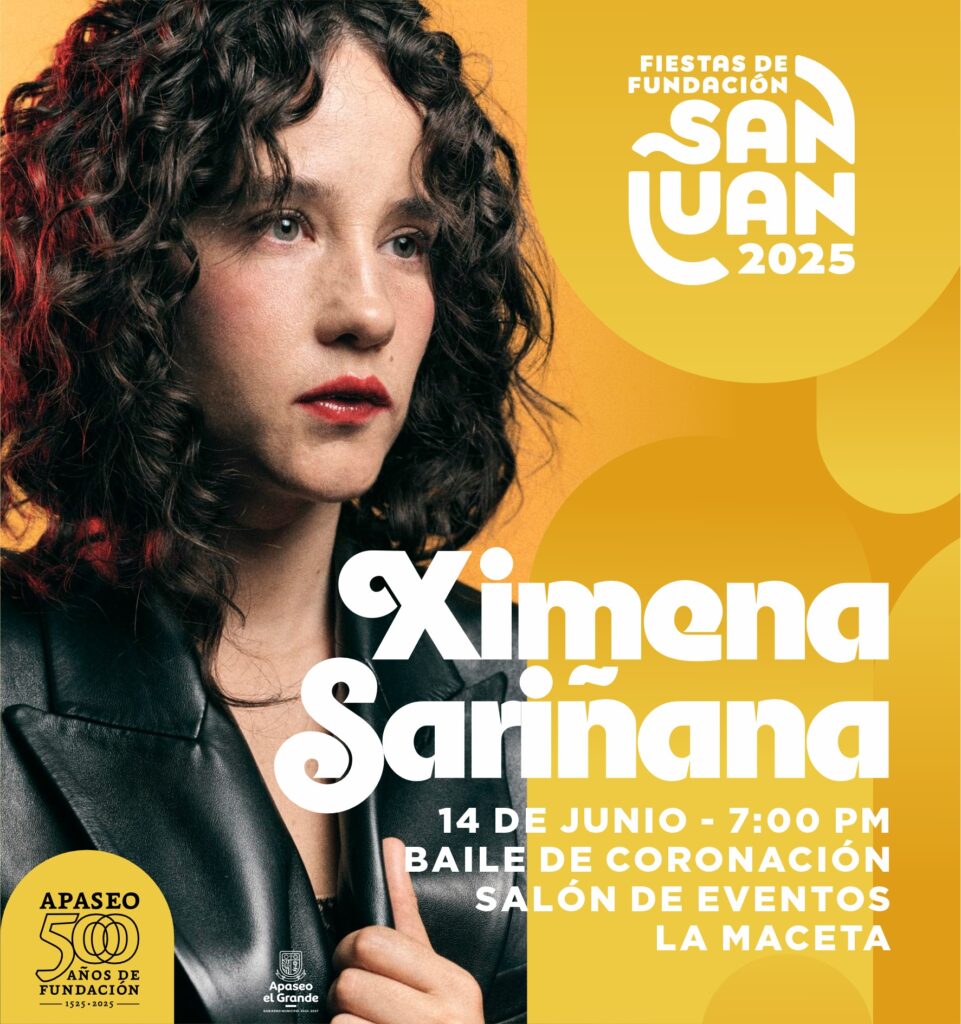 XIMENA SARIÑANA EN FIESTAS DE FUNDACIÓN SAN JUAN 2025 GUANAJUATO