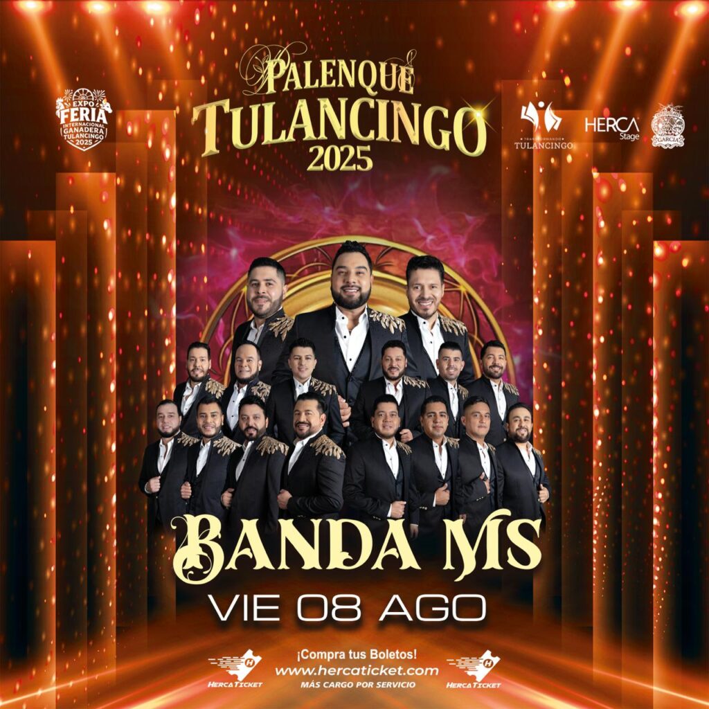 BANDA MS EN PALENQUE TULANCINGO 2025 HIDALGO