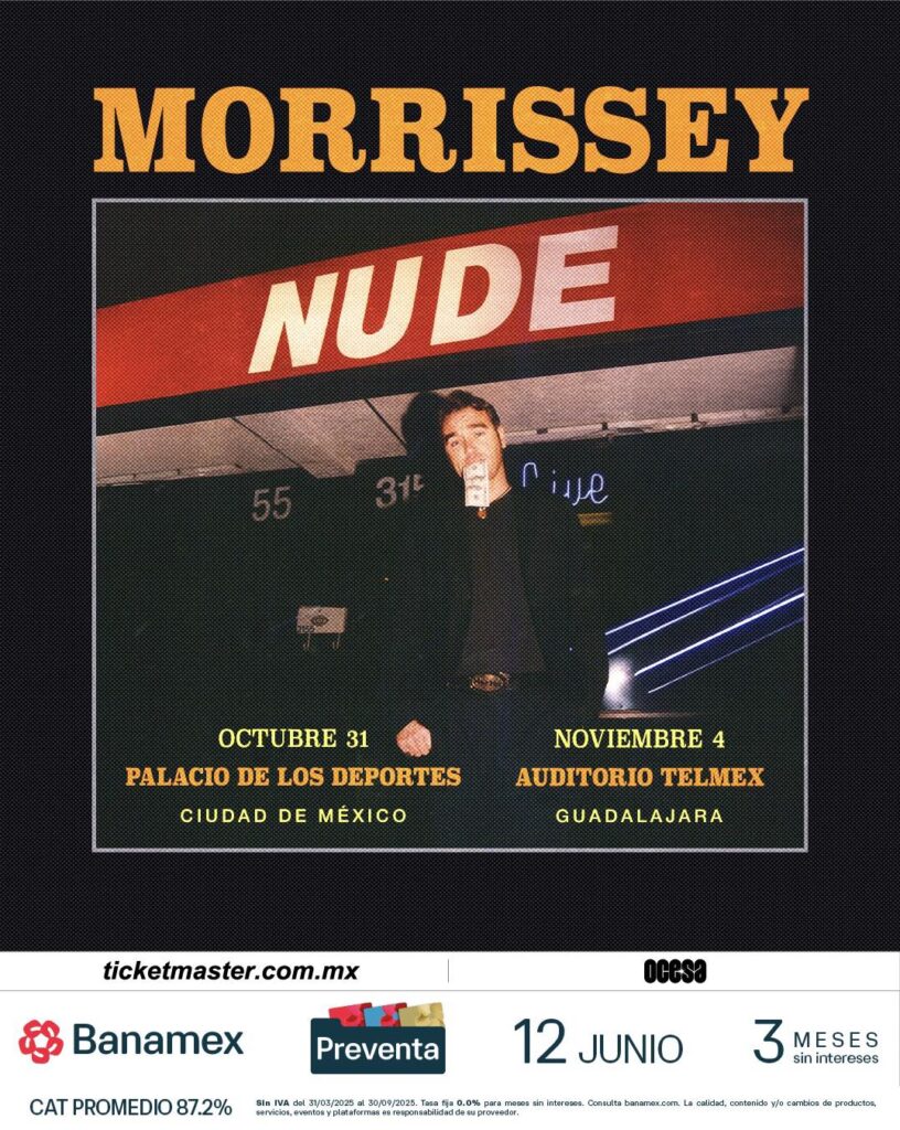 MORRISSEY EN CDMX 2025 PALACIO DE LOS DEPORTES