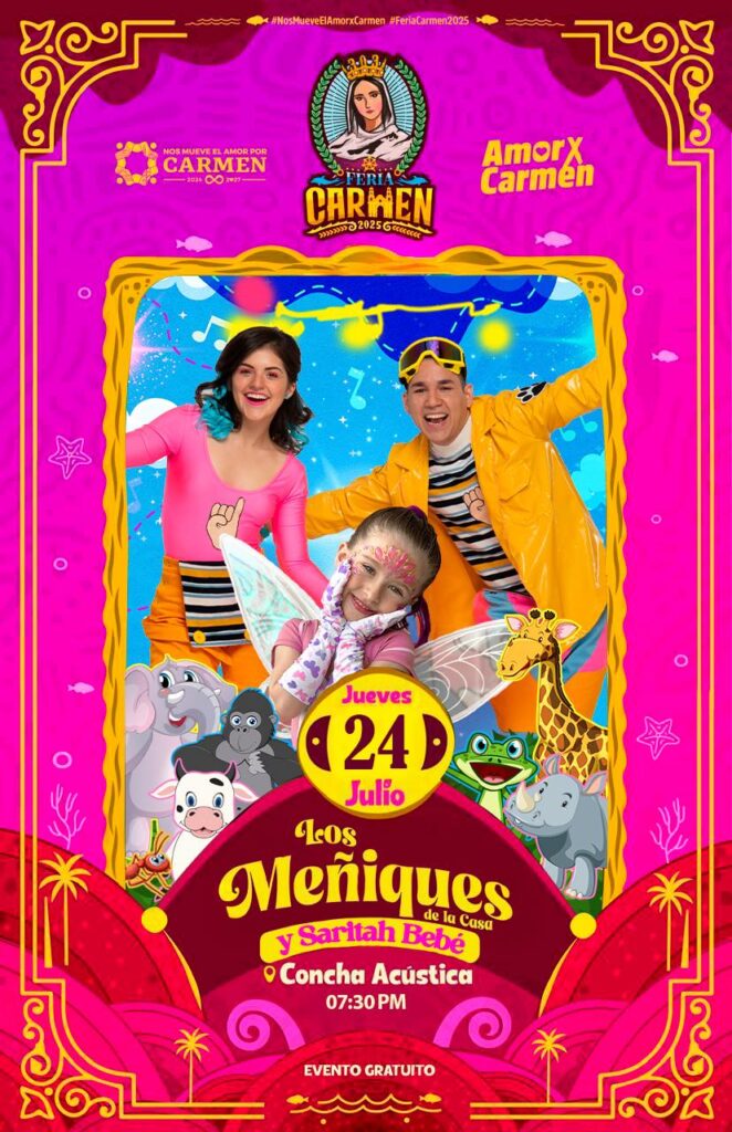 LOS MEÑIQUES DE LA CASA EN FERIA CARMEN 2025 CAMPECHE