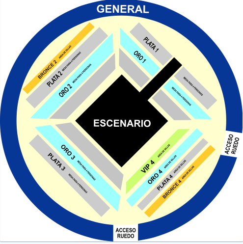 Mapa Plaza de Toros San Buenaventura