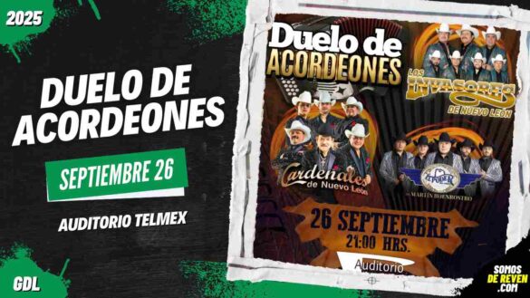 DUELO DE ACORDEONES EN GUADALAJARA 2025 AUDITORIO TELMEX