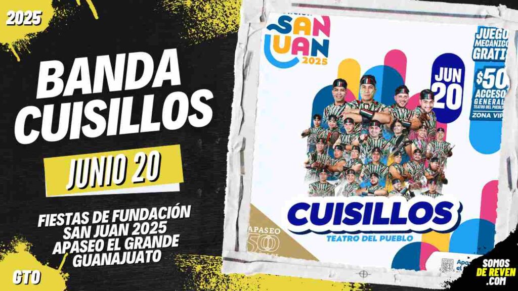 BANDA CUISILLOS EN FIESTAS DE FUNDACIÓN SAN JUAN 2025 GUANAJUATO