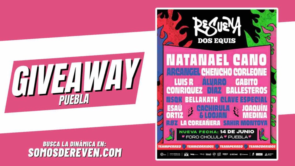 RESUENA DOS EQUIS GIVEAWAY EN PUEBLA FORO CHOLULA 2025
